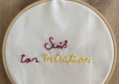 Atelier coaching et broderie